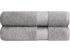 Bumble Combed Cotton Thick Bath Towels- 2PK