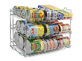 Sorbus 3-Tier Stackable 36-Can Organizer, 2 Pack
