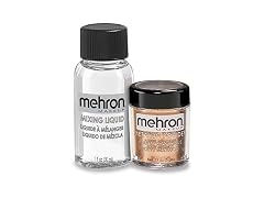 Mehron Metallic Powder With Mixing Liquid - .17oz