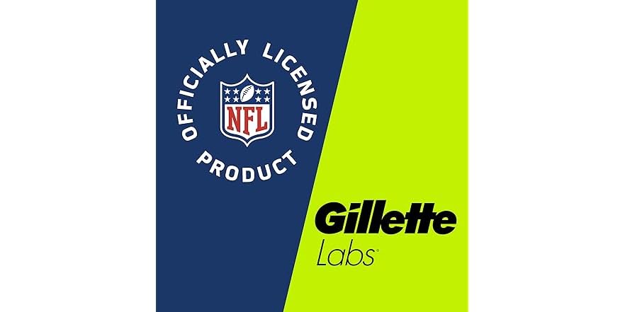 Gillette Patriots Razor Gillette Labs NFL Patriots Razor, 4 Refills