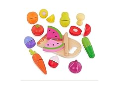 B. toys- Chop 'n' Play - Wooden Fruits & Veggies