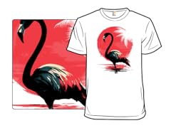 Flamingo Under The Sun