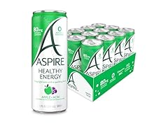 12PK ASPIRE® Apple Acai, Healthy Energy Drink