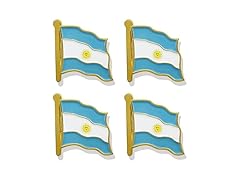 HSQCEZ 4 Pack Argentina Flag Lapel Pin