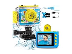 GKTZ Kids Underwater Waterproof Camera
