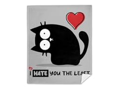 I Hate You The Least Mink Fleece Blanket