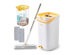 True & Tidy® TrueClean Mop & Bucket Spin Mop Pump System