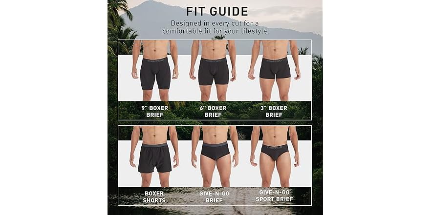 ExOfficio Give-N-Go 2.0 Sport Mesh Boxer Uomo - Nero, X-Large