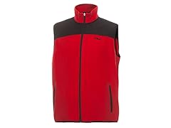 Men's Arctic Fleece Vest - Red/Black
