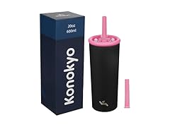 Konokyo 20oz Insulated Tumbler Black
