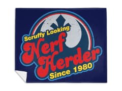 Who's Scruffy Looking? Mink Fleece Blanket