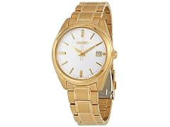 Seiko Quartz White Dial Men's Watch