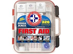 326-Piece Wall Mountable First Aid Kit