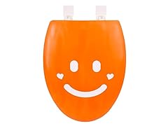 Happy Seat 53460 Smile Elongated Toilet Seat` Orange
