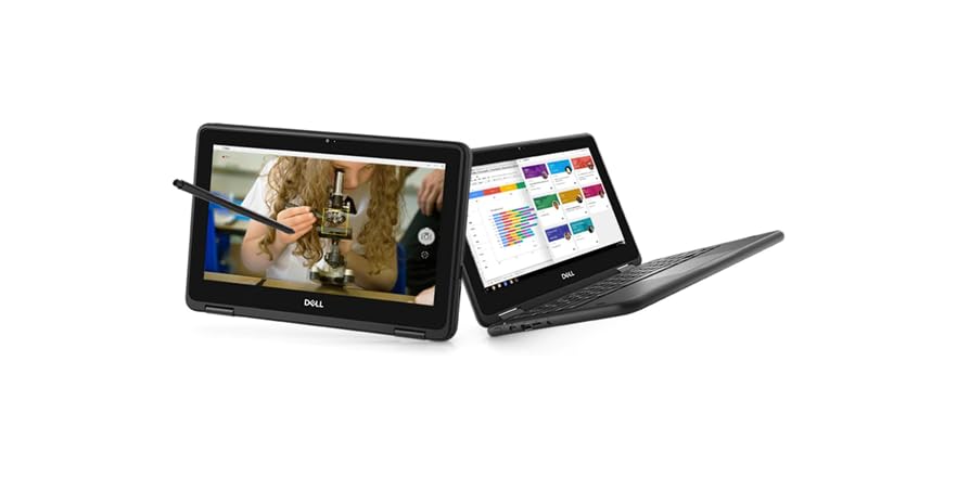 thumbnail image 2 of Dell 5190 2-in-1 Touchscreen Chromebook 11.6" – 4GB RAM 32GB SSD (Refurbished) 2 of 6