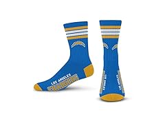LOS ANGELES CHARGERS 4Stripe Deuce Sock (M)