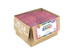 Hygloss Colored Sand – Spooky Black, Orange & Purple 25 lb