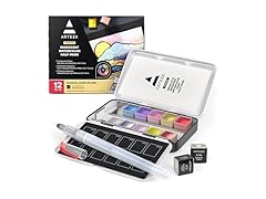 ARTEZA Metallic Watercolor Paint Set