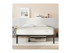 Novilla King Size Bed Frame, Metal Platf