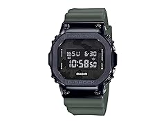 Casio Men's G-Shock Digital Black Ion-Plated Metal Bezel Camo Dial Watch GM5600B-3 (Open Box)