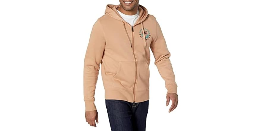 Stars and Stripes Mens Microfleece Ziphoodie
