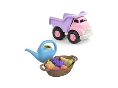 Pink/Purple Dump Truck & Rainbow Harvest Set
