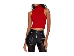 Forever 21 Women (M) Turtleneck Sweater-knit Top