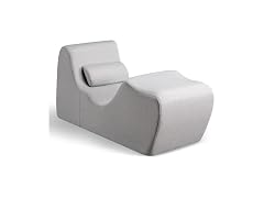 Zinus Lotus Chaise Lounger Foam Lt Grey