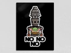 No No No 11" x 14" Metal Poster