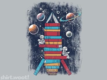 Reading Rocket Ship Poster