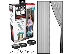 Magic Mesh Deluxe, Black | Magnetic Screen Door