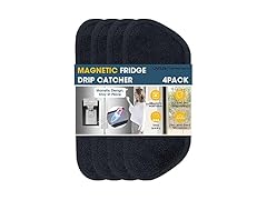 (4 Count) Magnetic Refrigerator Water Drip Trays