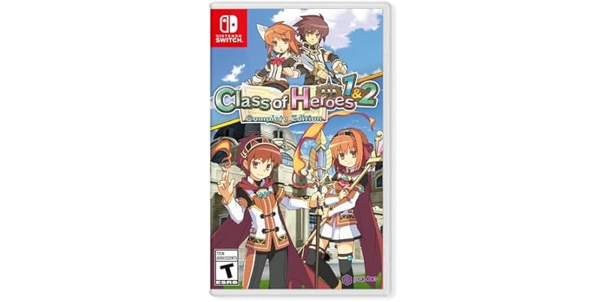 Jeu Switch Class Of Heroes 1 & 2 Complete Edition - Version Européenne, Neuf Sous Blister