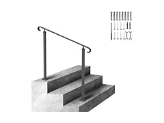 Handrails for Outdoor Steps, Fit 2 or Picket