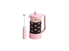 Paris Hilton Bow Design French Press and Frother