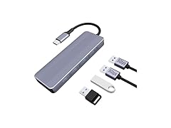 sunshot USB C Hub 4 Ports, Portable USB