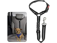 (2 Pack) 3-in-1 Pet Dog Cat Seat Belt