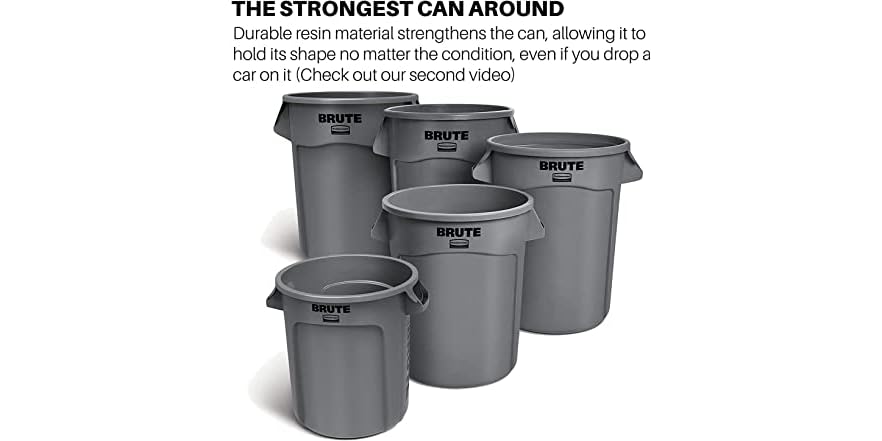 Rubbermaid Bathroom Garbage Can