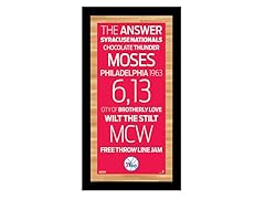 Philadelphia 76ers 9.5" x 19" Sign