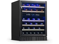Newair Built-in Dual Zone Wine Fridge - 46 Bottles