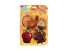 R&M Thanksgiving 4-Piece Cookie Cutter Set 