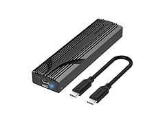USB C NVMe Enclosure, Tool-Free M.2 SSD Case