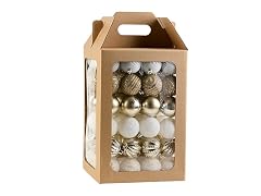 National Tree Company First Traditions - 19" White Xmas Ball
