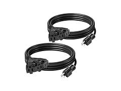BN-LINK 2-Pack Outdoor Extension Cord
