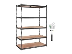 Storage Shelving Unit, 5-Tier Adjustable 48