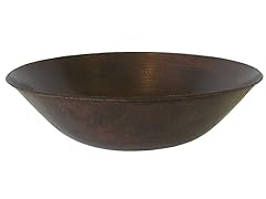 Round Copper Vessel Sinks with Strainer