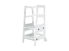Adjustable-Height Toddler Tower Stool
