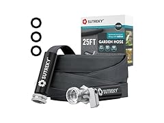 SUTREKY 25ft Garden Hose with Valve