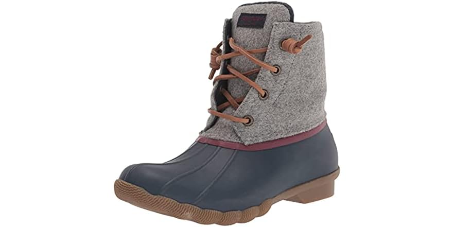 Sperry Women's Saltwater Tall Rain Boots Blue Size 5.5 M