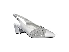 Women's Easy Street Pump Silver (8)